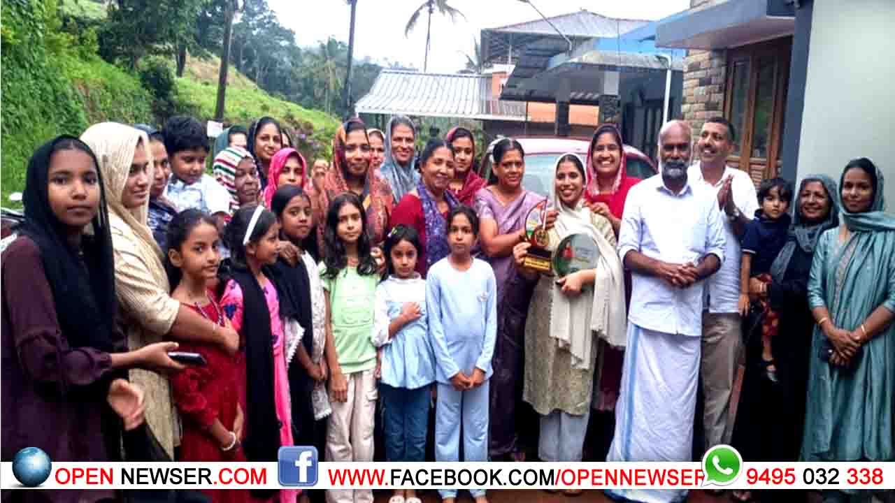   വി.എം ഷിഫാനയെ അനുമോദിച്ചു