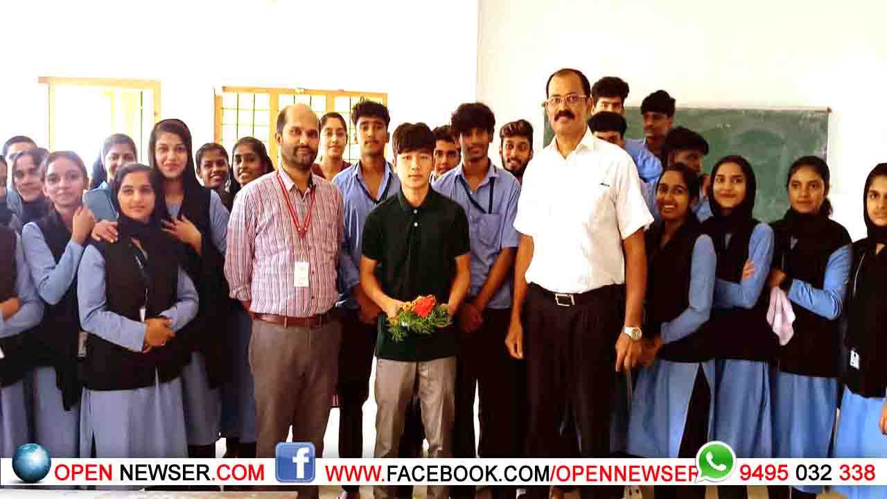ഉപരി പഠനത്തിനായി മണിപ്പൂരില് നിന്നുള്ള ആദ്യ വിദ്യാര്ത്ഥി മേരി മാതാ കോളേജില് എത്തി .