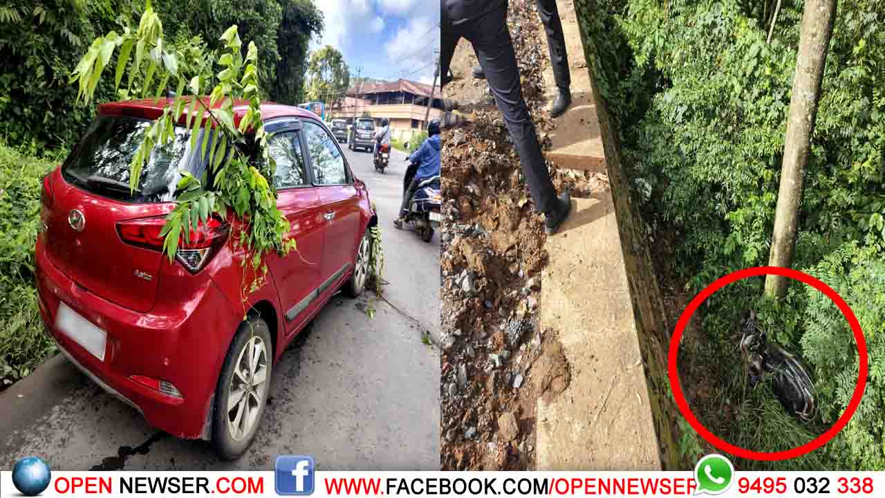 വാഹനാപകടത്തില് യുവാവിന് പരിക്ക്