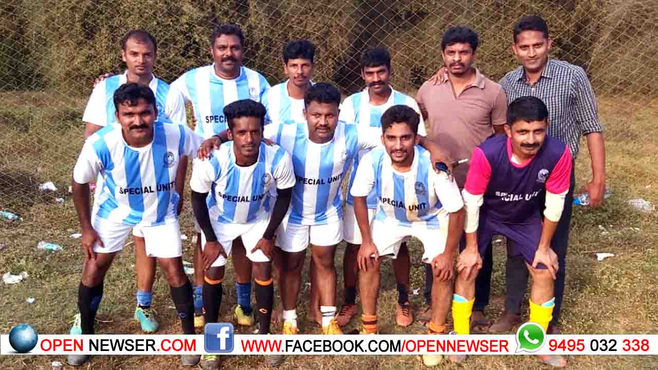 ജില്ലാപോലീസ് ഗെയിംസ് ;ഫുട്ബോള് മത്സരത്തില് സ്പെഷ്യല് യൂണിറ്റ് ജേതാക്കളായി
